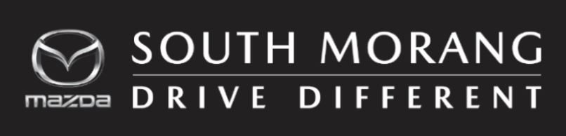 Image of white text on black background saying "South Morang, Drive Different" and a logo at the left.